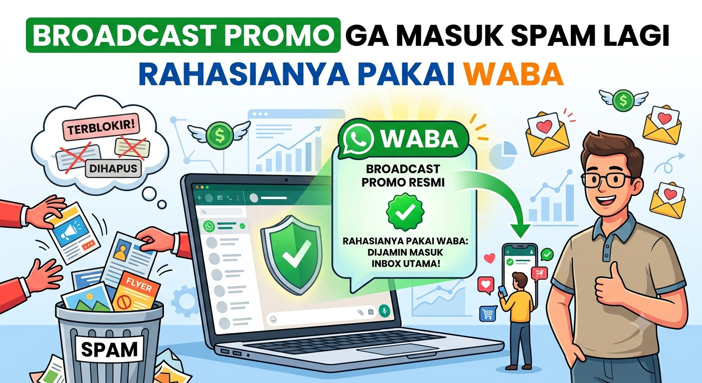 Broadcast Promo Ga Masuk Spam Lagi: Rahasianya Pakai WABA!
