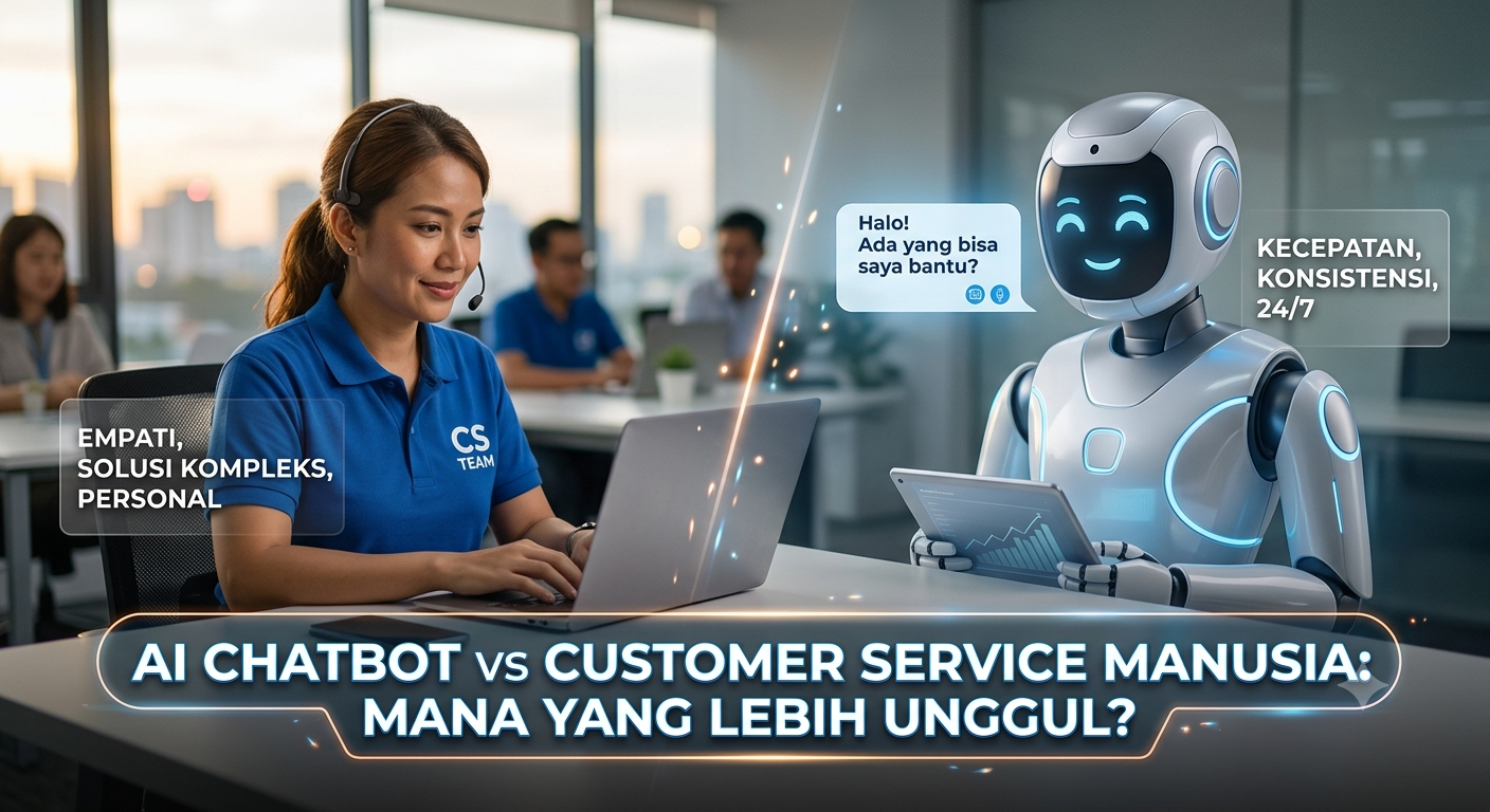 AI Chatbot vs Customer Service Manusia: Mana yang Lebih Unggul?