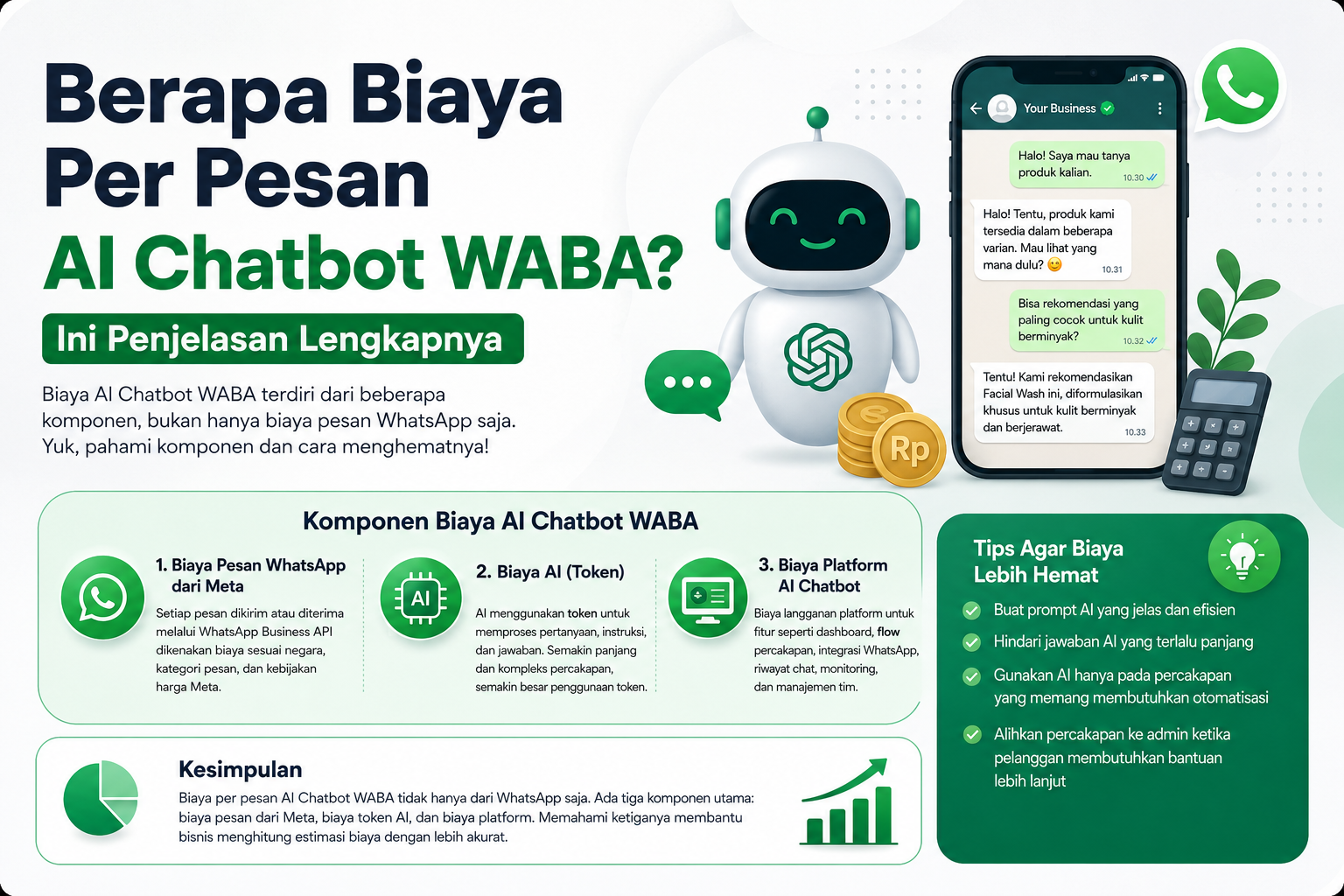 Berapa Biaya Per Pesan AI Chatbot WABA? Ini Penjelasan Lengkapnya