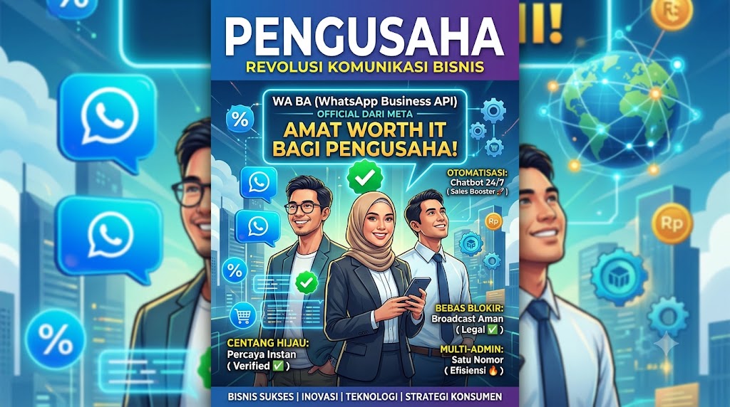 Revolusi Komunikasi Bisnis: Mengapa WABA Resmi dari Meta Jadi Investasi Wajib Pengusaha Modern