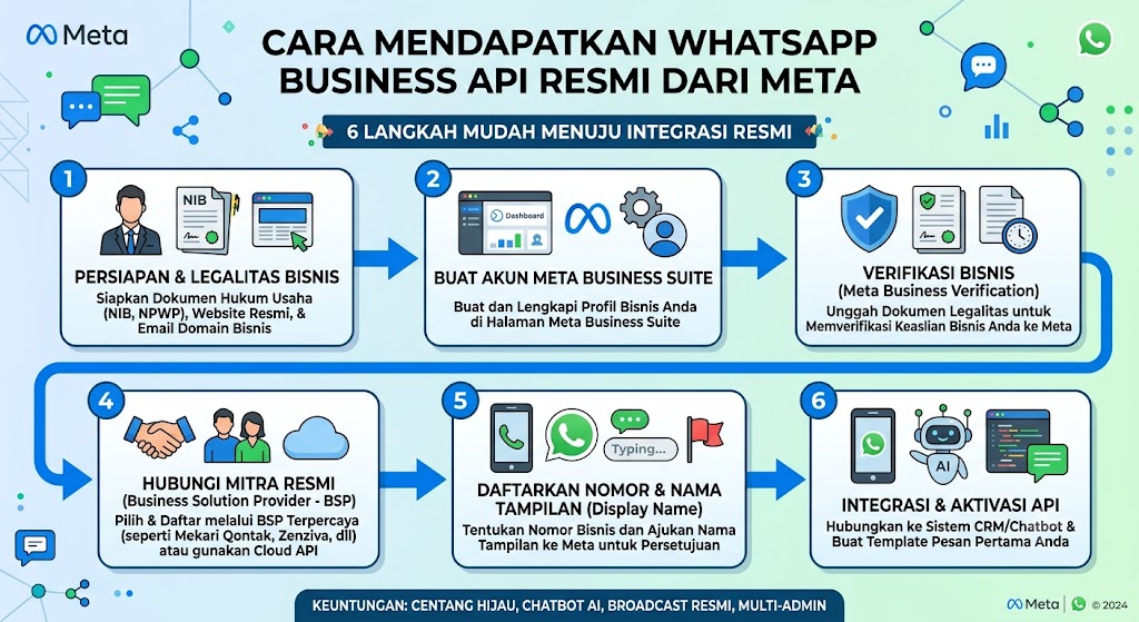Cara Mendapatkan WhatsApp Business API Resmi dari Meta