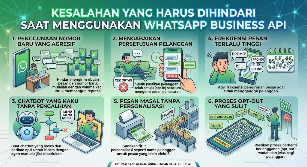Kesalahan yang Harus Dihindari Saat Menggunakan WhatsApp Business API