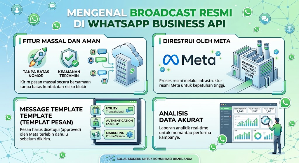 Mengenal Broadcast Resmi di WhatsApp Business API