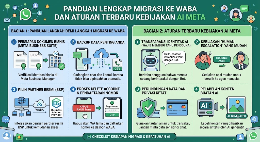 Panduan Lengkap Migrasi ke WABA dan Aturan Terbaru Kebijakan AI Meta