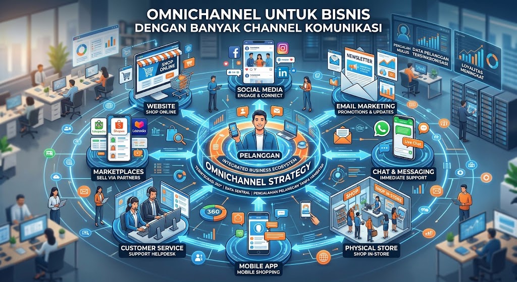  Omnichannel untuk Bisnis yang Memiliki Banyak Channel Komunikasi