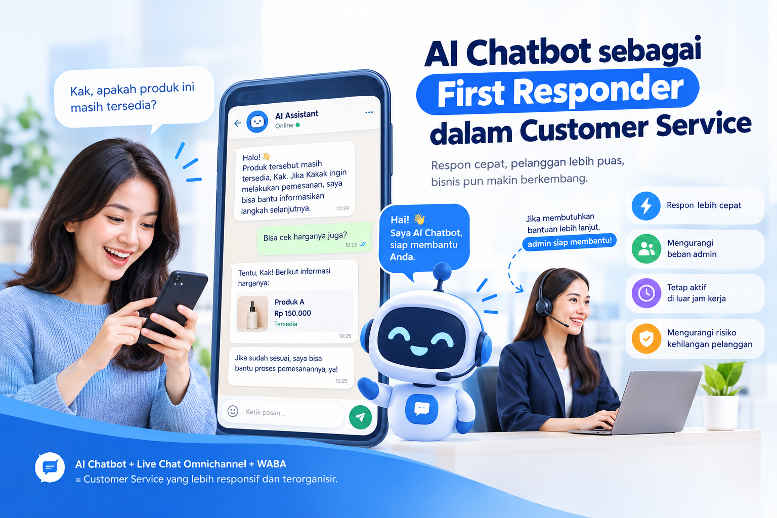  AI Chatbot sebagai First Responder dalam Customer Service