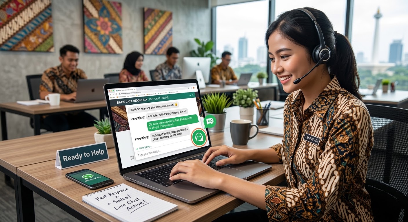 Gak Pakai Lama! Alasan Fitur Live Chat di Website Bisa Ubah Pengunjung Jadi Pembeli Setia  Buatkan saya artikel sesuai dengan judul diatas