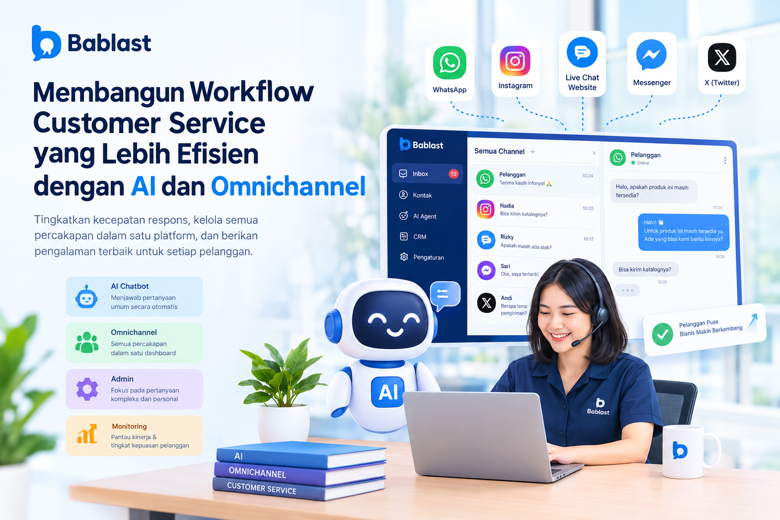 Membangun Workflow Customer Service yang Lebih Efisien dengan AI dan Omnichannel