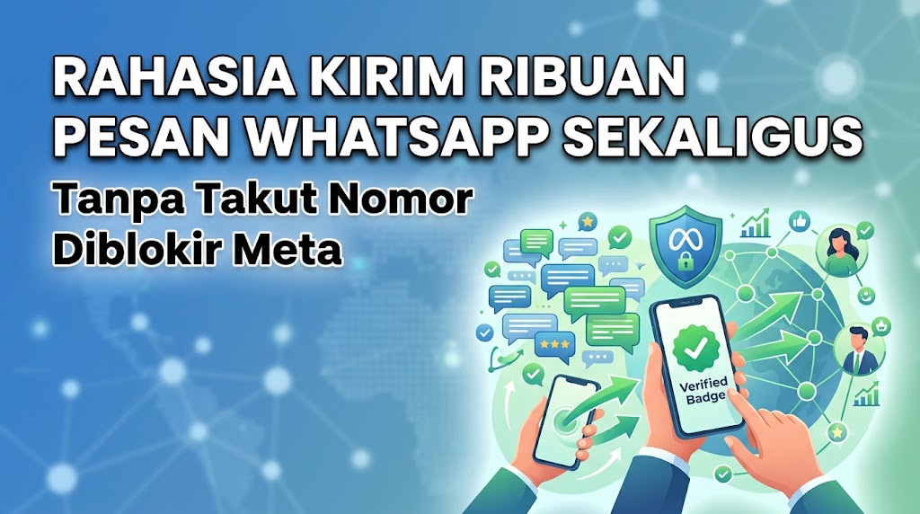 Rahasia Kirim Ribuan Pesan WhatsApp Sekaligus Tanpa Takut Nomor Diblokir Meta