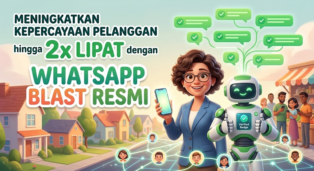 Meningkatkan Kepercayaan Pelanggan hingga 2x Lipat dengan WhatsApp Blast Resmi