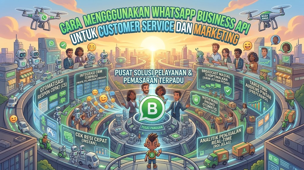 Cara Menggunakan WhatsApp Business API untuk Customer Service dan Marketing
