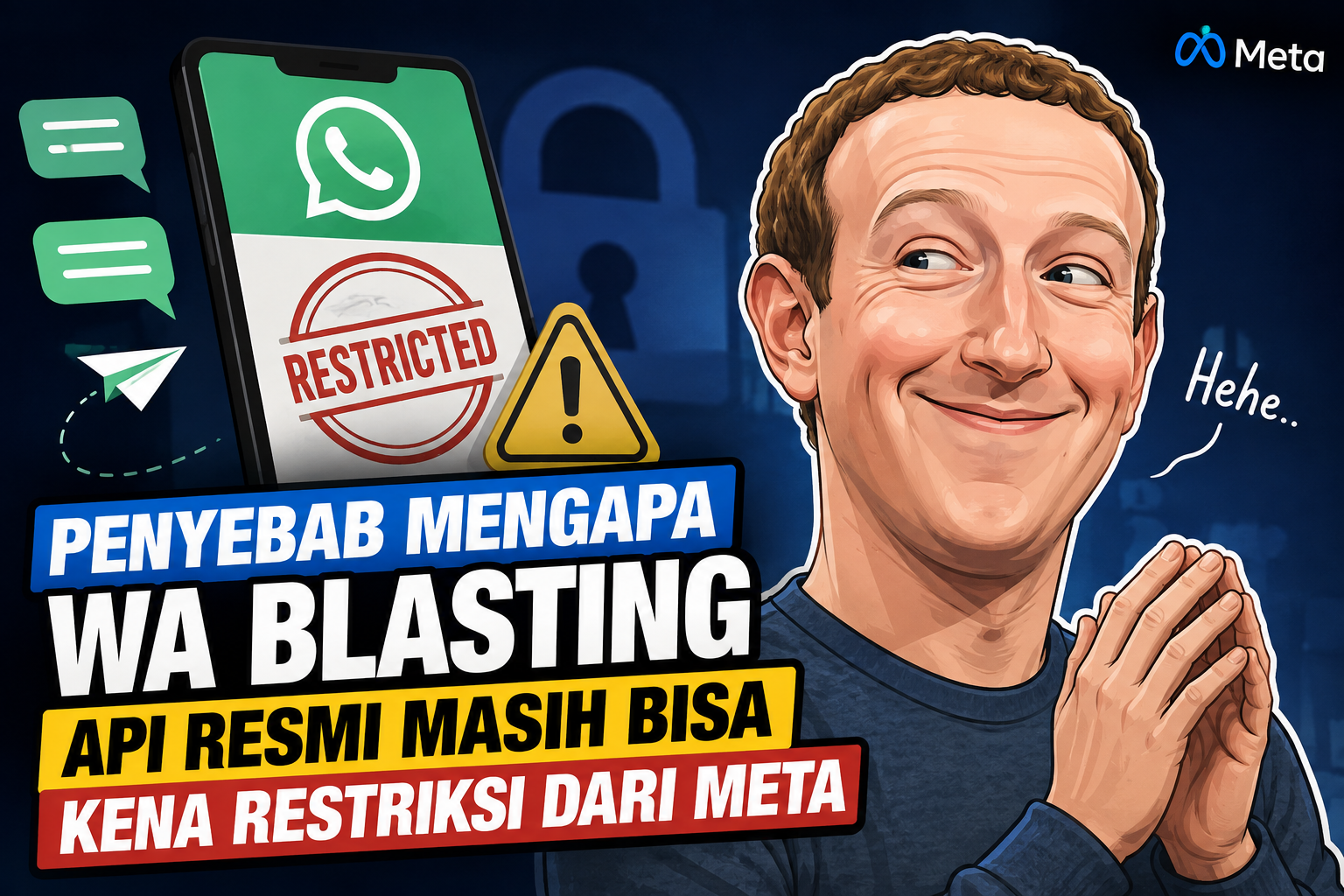 Penyebab Mengapa WA Blasting API Resmi Masih Bisa Kena Restriksi dari Meta