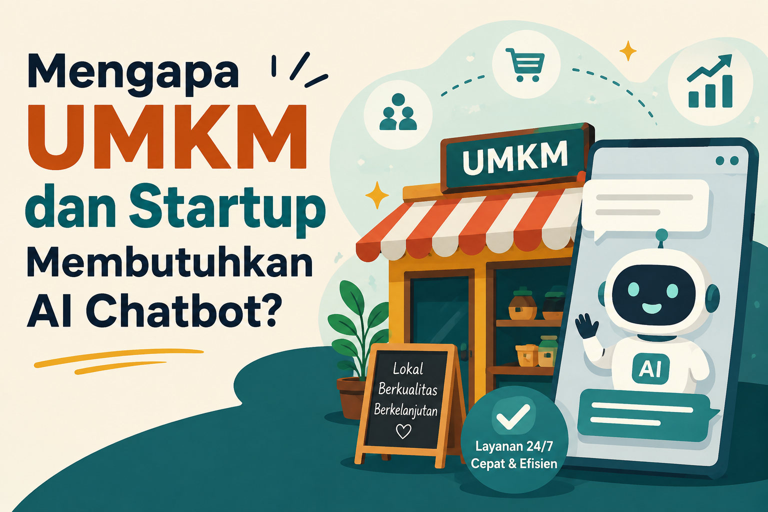 Mengapa UMKM dan Startup Membutuhkan AI Chatbot?