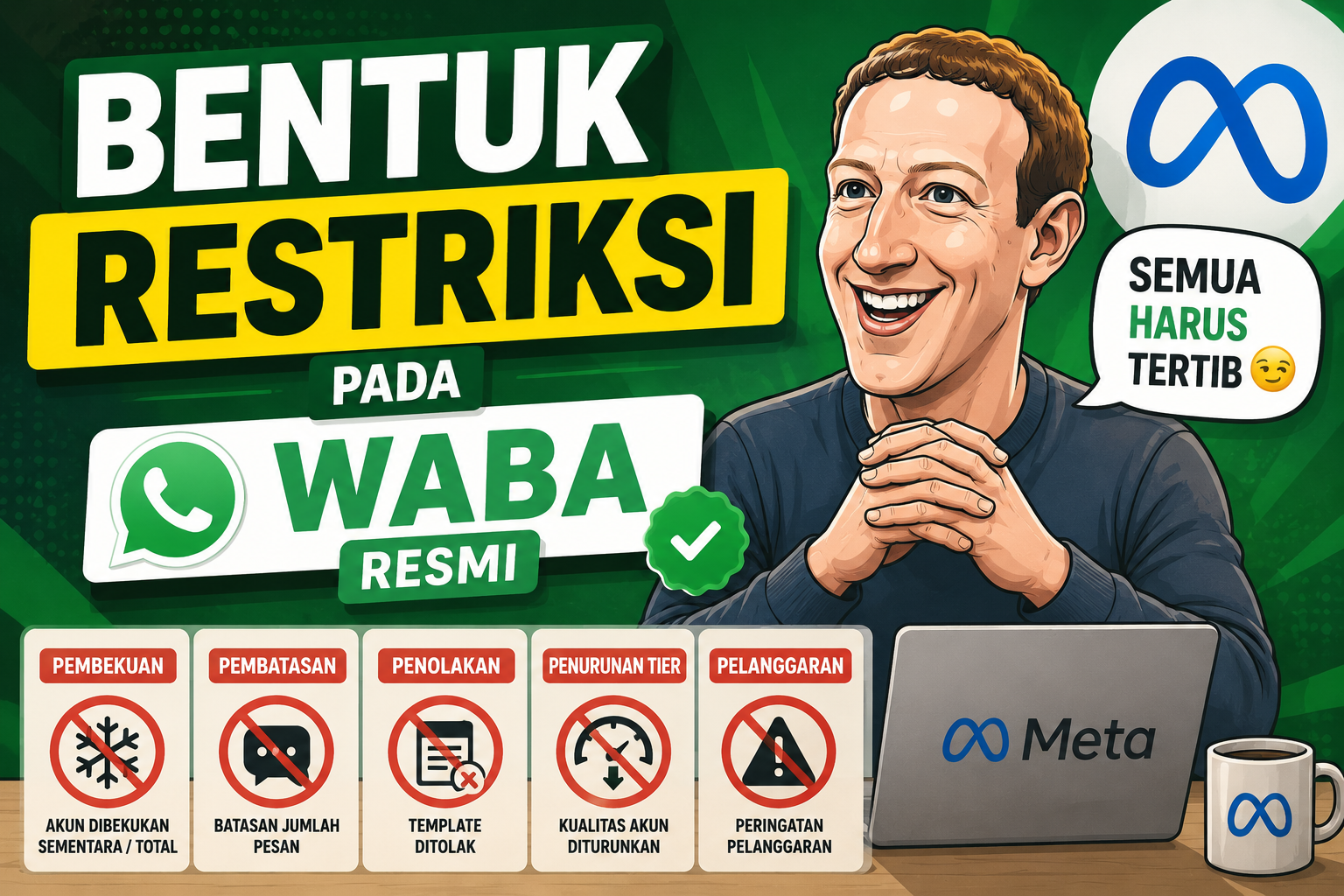 Bentuk Restriksi pada WABA Resmi