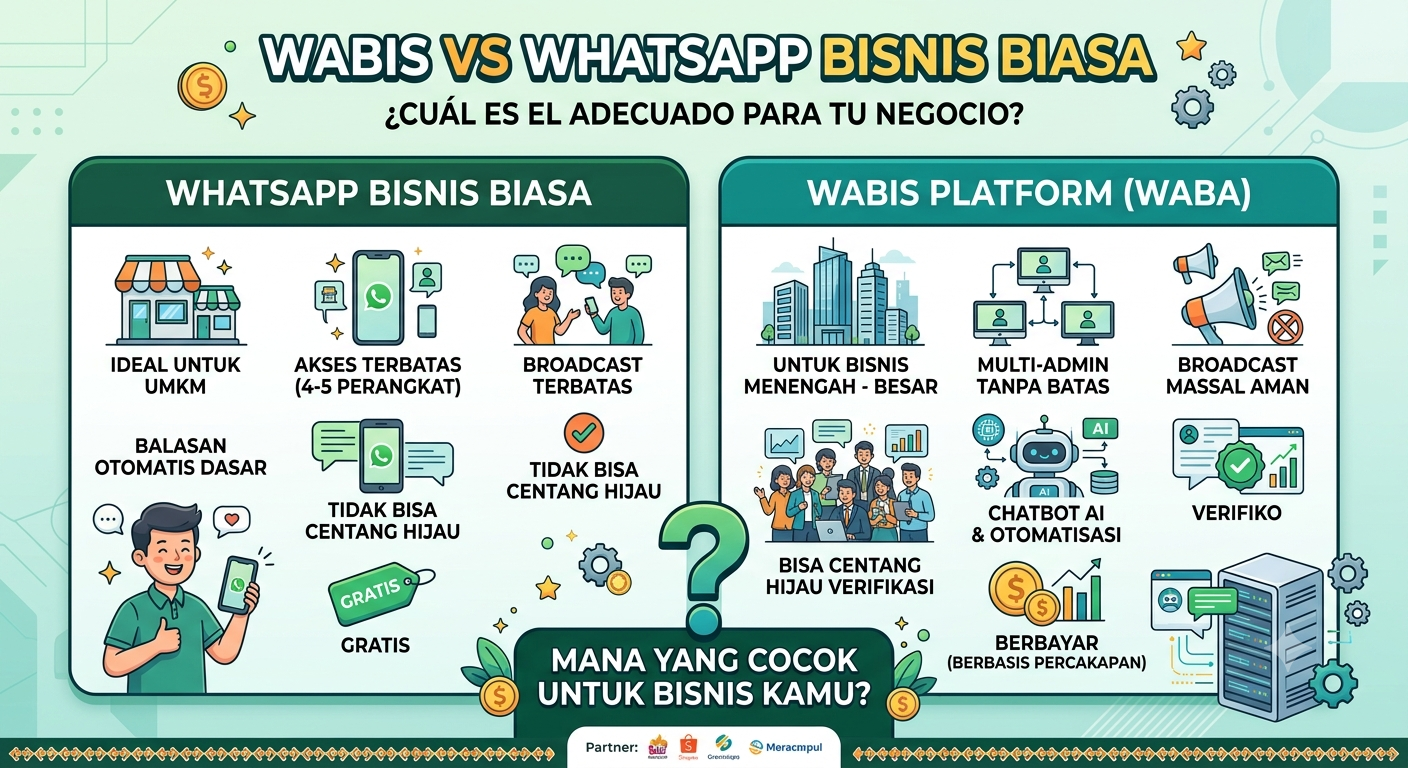 WABA vs WhatsApp Bisnis Biasa: Mana yang Cocok untuk Bisnis Kamu?