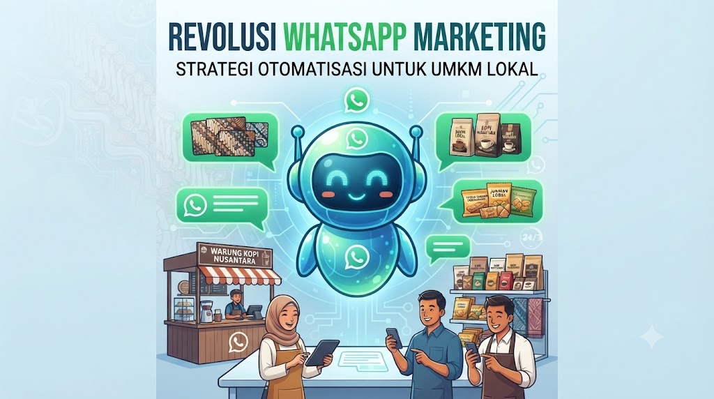 Strategi WhatsApp Marketing Otomatis: Cara UMKM Menjual Produk 24 Jam Non-Stop Tanpa Lelah