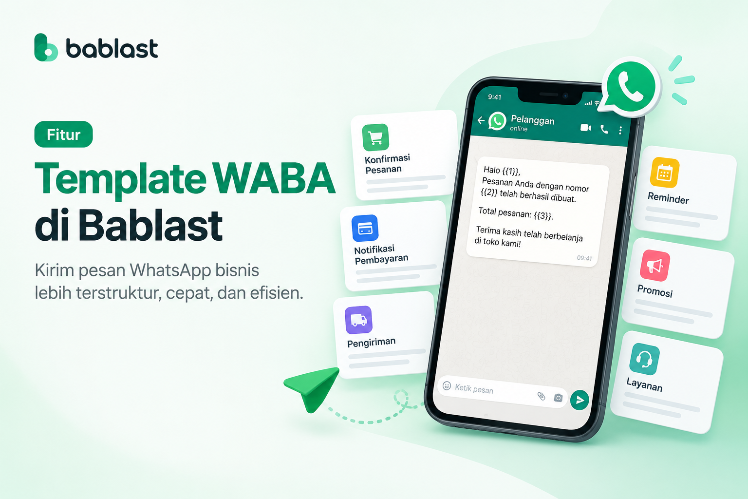 Template WABA Bablast: Kirim Pesan WhatsApp Bisnis Lebih Terstruktur
