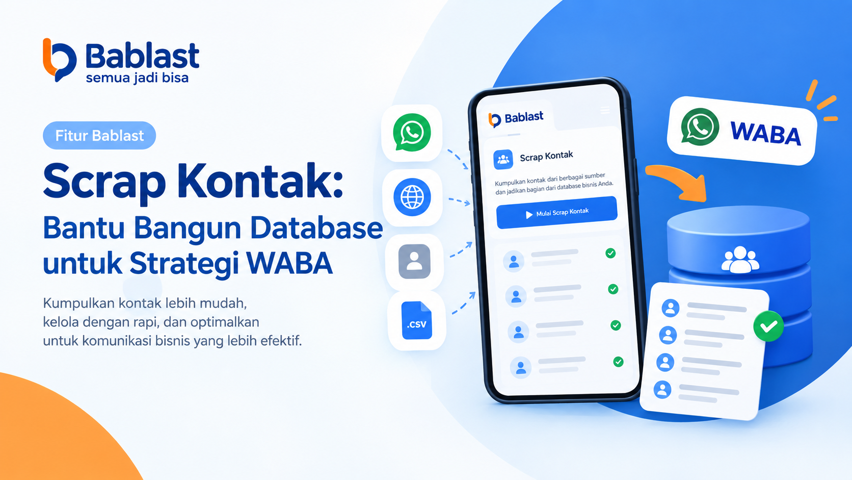 Scrap Kontak: Bantu Bangun Database untuk Strategi WABA