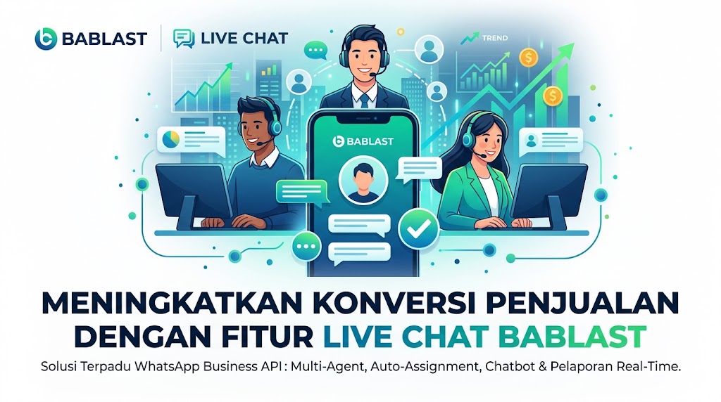 Maksimalkan Penjualan dan Respon Pelanggan dengan Live Chat Bablast
