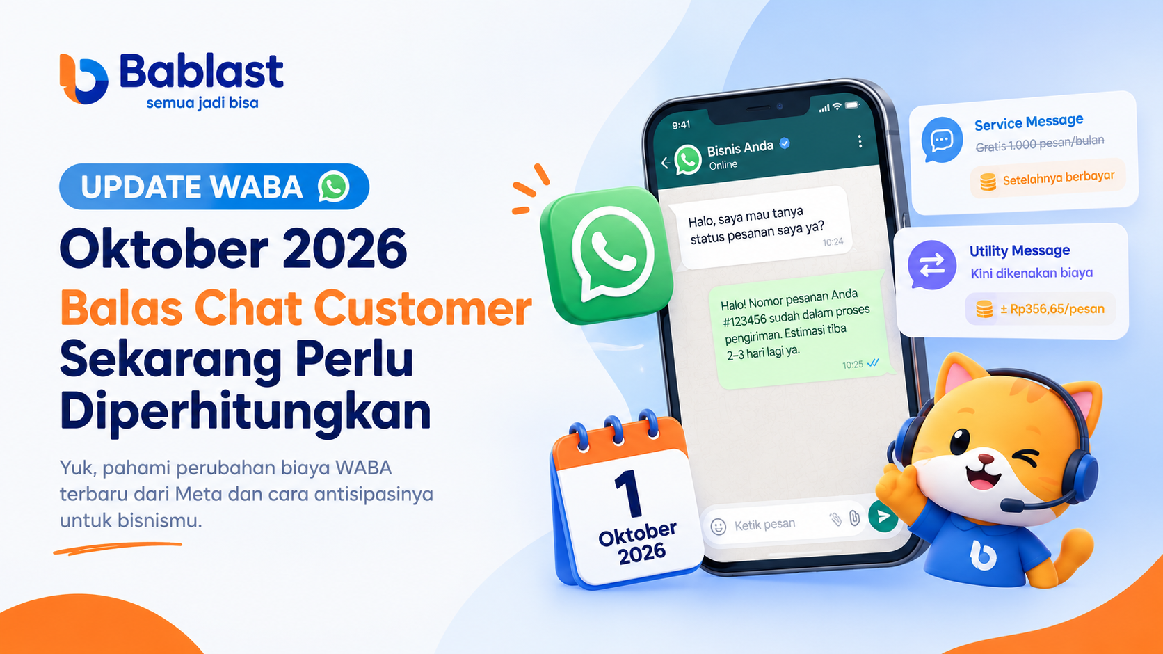 Update WABA Oktober 2026: Balasan Chat Customer Kini Perlu Diperhitungkan