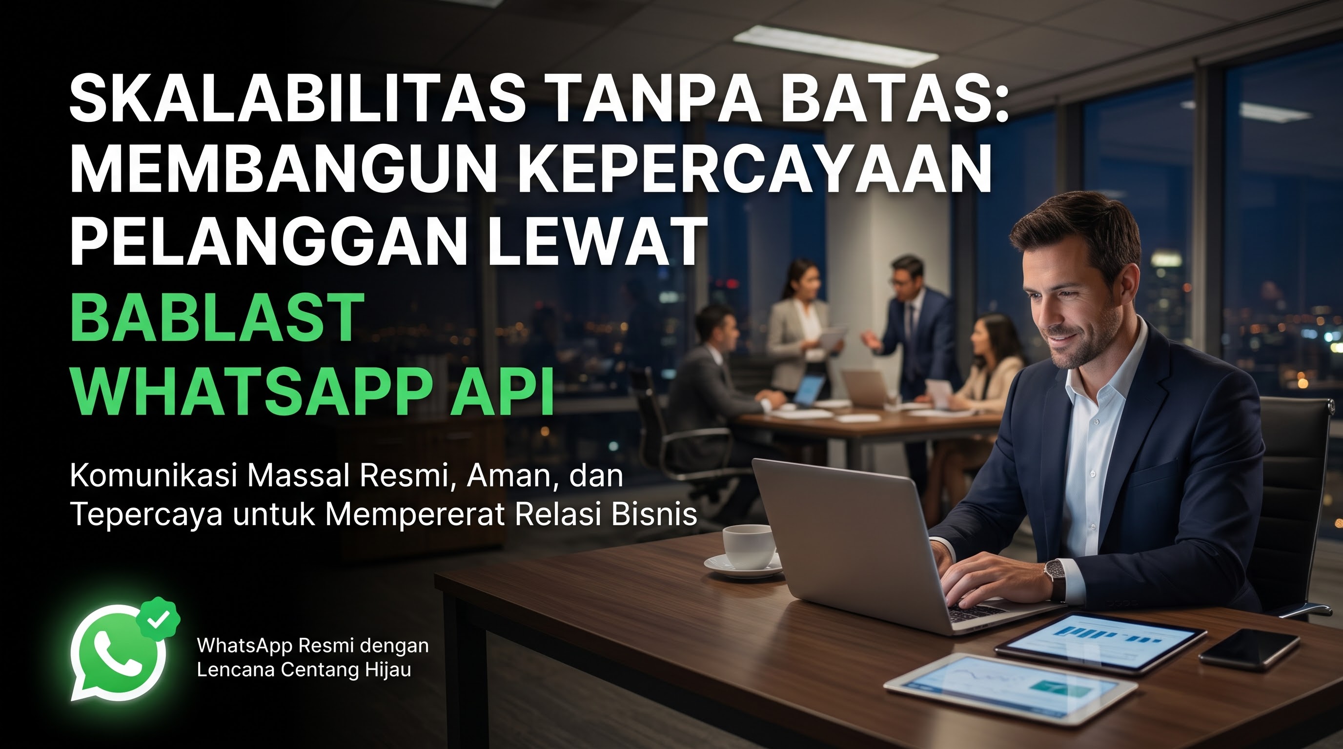 Skalabilitas Tanpa Batas: Membangun Kepercayaan Pelanggan Lewat Bablast WhatsApp API