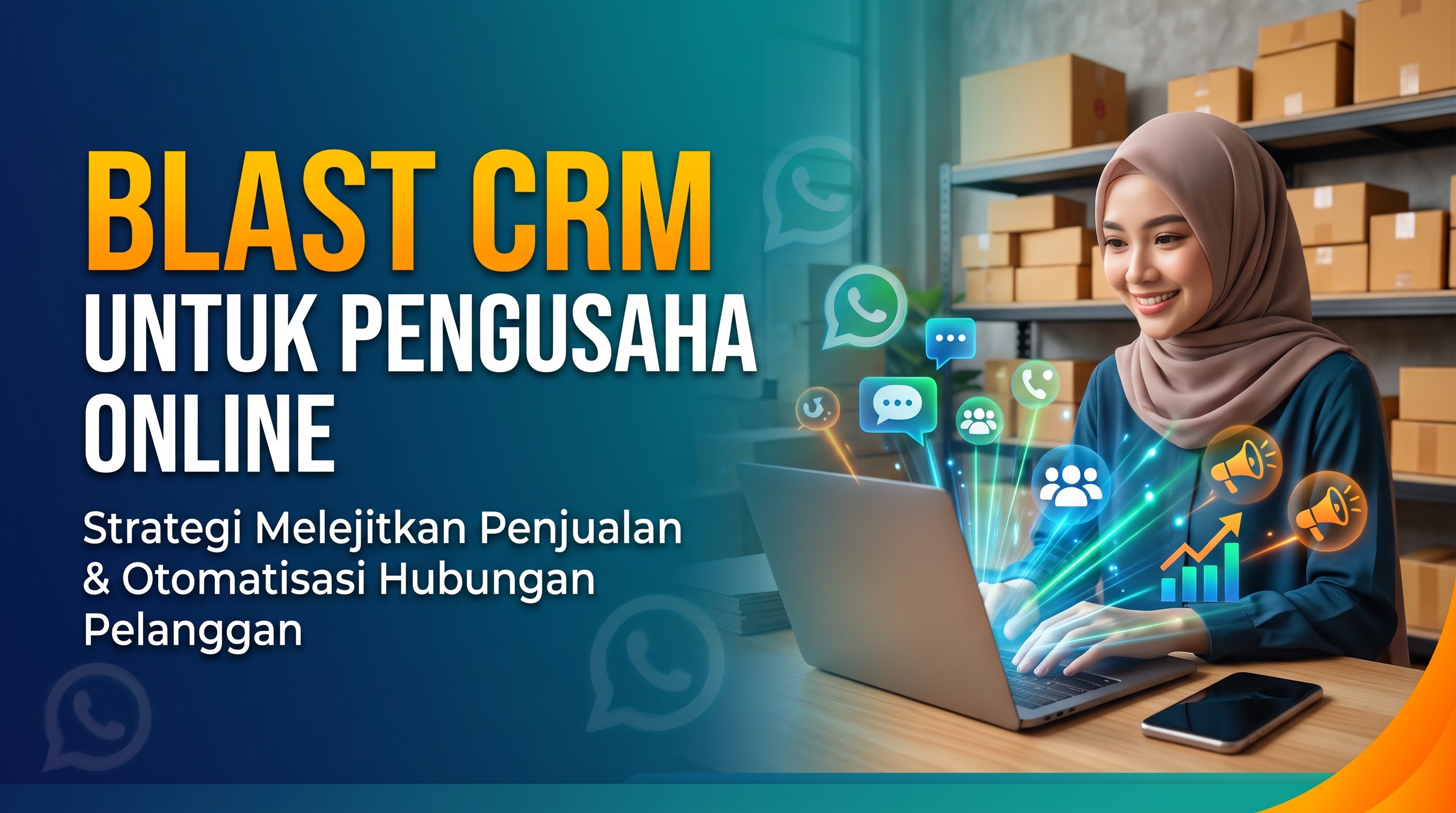 Strategi Meningkatkan Penjualan Pengusaha Online Menggunakan Blast CRM