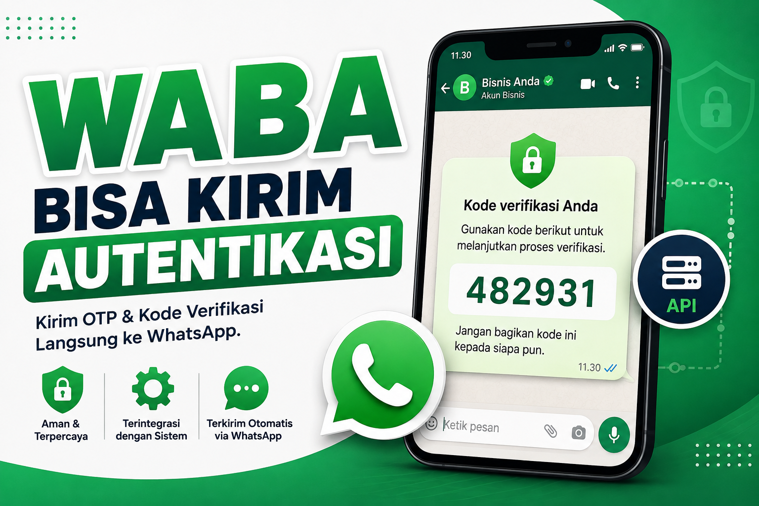 # WABA Bisa Kirim Pesan Autentikasi, Ini Penjelasannya