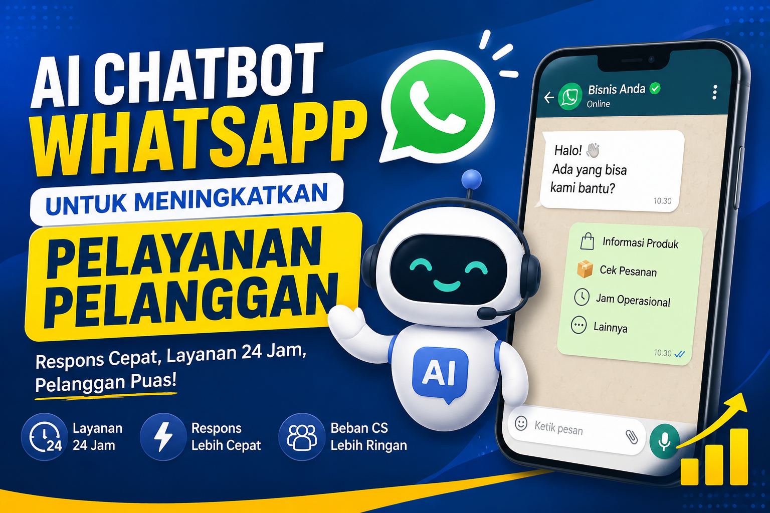 AI Chatbot WhatsApp untuk Meningkatkan Pelayanan Pelanggan